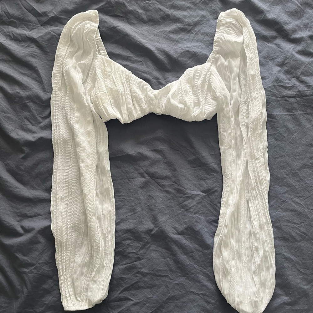Princess Polly white top, long sleeve